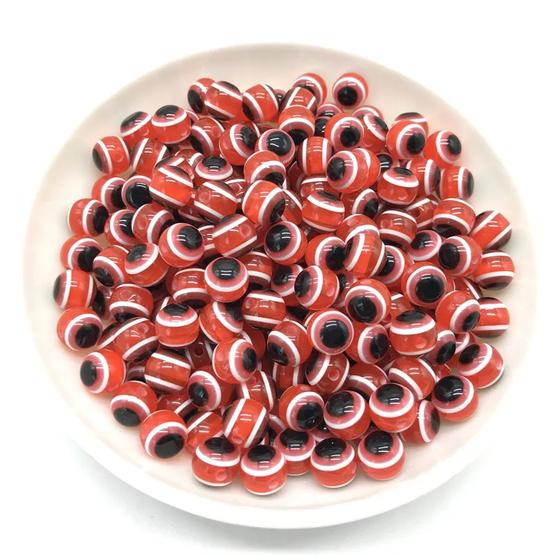 Круглые бусины из смолы для изготовления ювелирных изделий 50 шт./лот 6/8/10 мм |