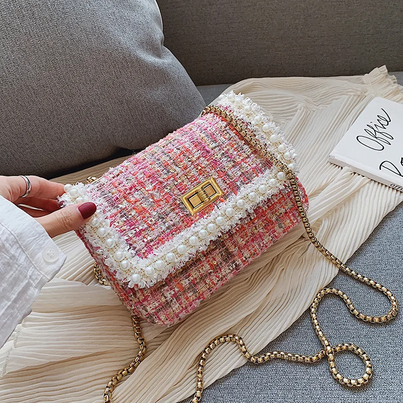 Популярная настоящая женская сумка 2019 Осенняя универсальная с косой подкладкой