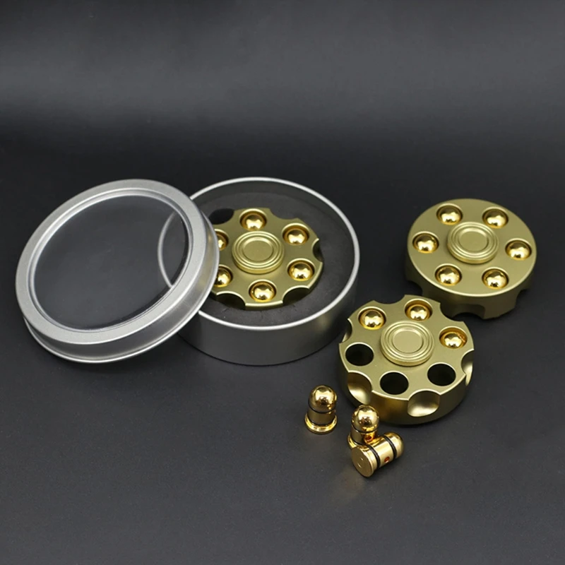

1PC Rotary Hand Spinner Interactive Stress Relief Gyro Novelty Toy Sensory Fidget Spinner Mini Fidget Gyro Orbiting Ring