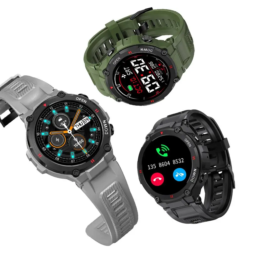 [Wireless Call] BlitzWolf BW-AT2C Smart Watch 400mAh Heart Rate Monitor Blood Pressure Oxygen Measure Wristband for Men Women |
