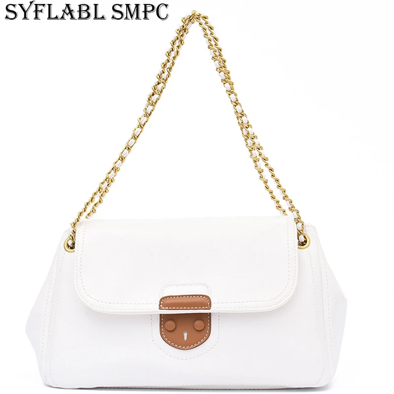 

Luxury Design PU Leather Crossbody Bags Women 2021 Famous Brand Female Shoulder Bag Fashion Chain Soft Women Bag Bolsa sac