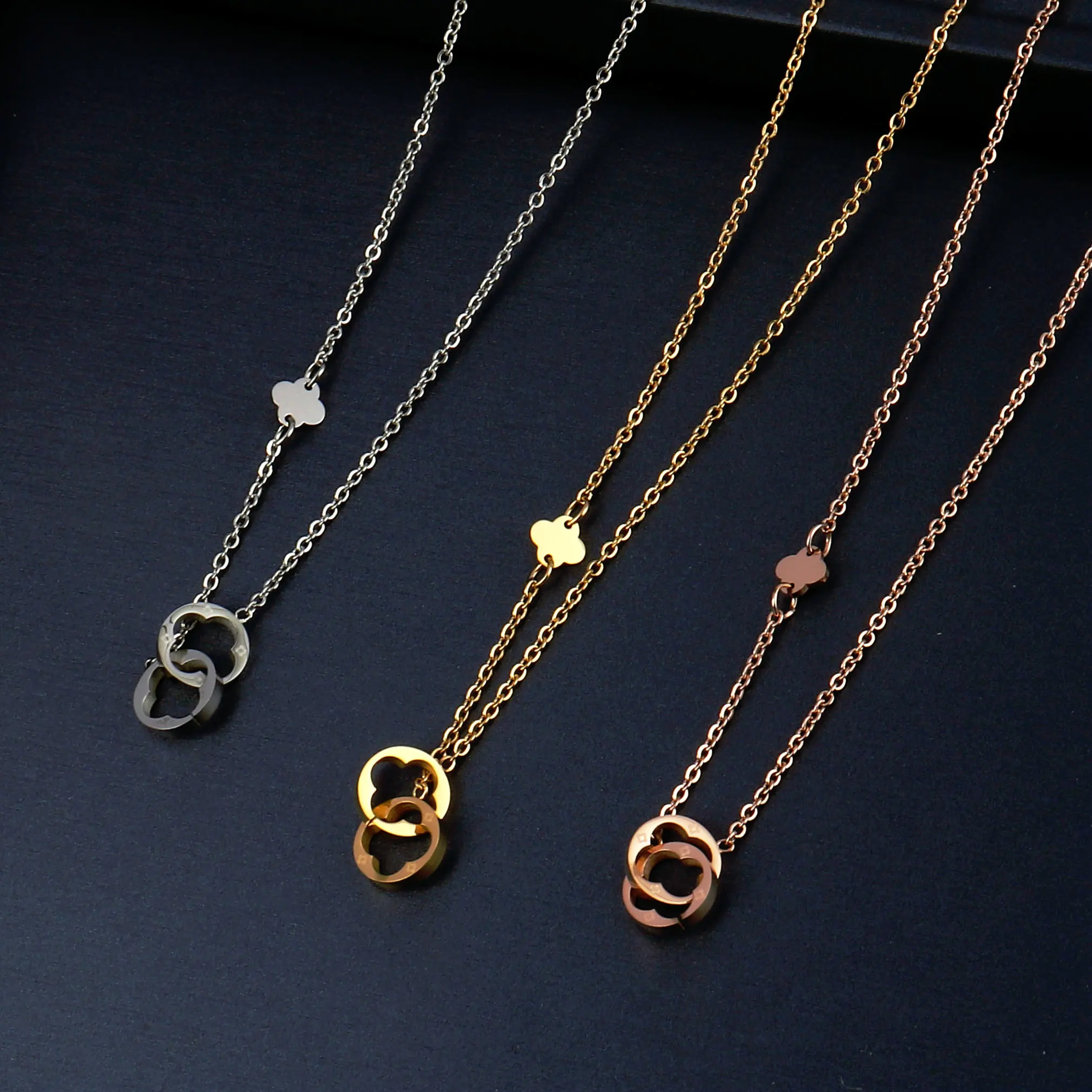 Подвеска из нержавеющей стали для женщин ожерелье цепочка женское чокер