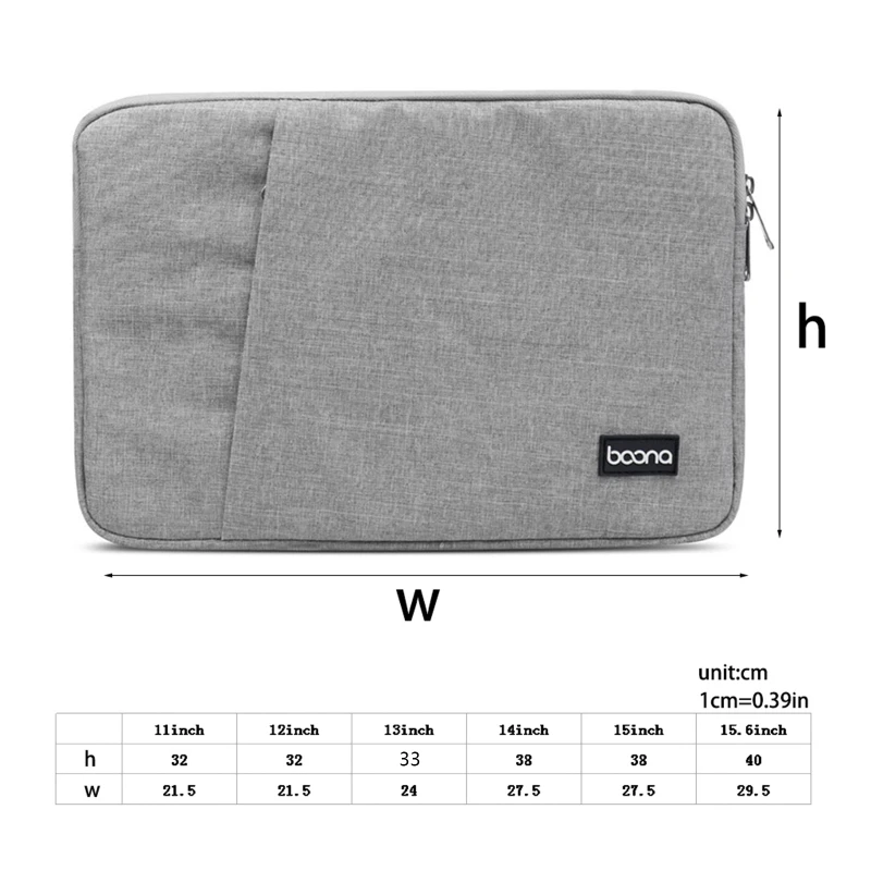 

11/12/13/14/15/15.6 Inches Portable Laptop Storage Bag Oxford Cloth Shockproof Tablet Protective Case Sleeves for Travel