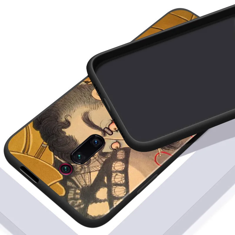

Bright Black Cover Japanese samurai For Xiaomi Redmi 10X 9C 9A 9 GO K20 8A 8 7A 7 S2 6A 6 5 4X Pro 5G Phone Case