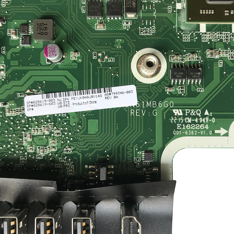 SZWXZY For HP Pavilion 23-Q 27-N Touch All-in-one Motherboard 828619-003 799346-003 DA0N61MB6G0 Rev:G 100% Working | Компьютеры и офис
