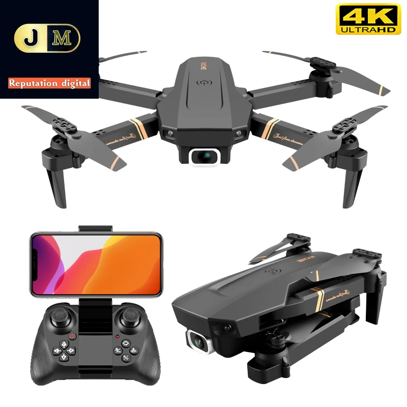 

V4 Rc Дрон 4k HD широкоугольная камера 1080P WiFi fpv Дрон двойная камера Квадрокоптер передача в реальном времени вертолет игрушки