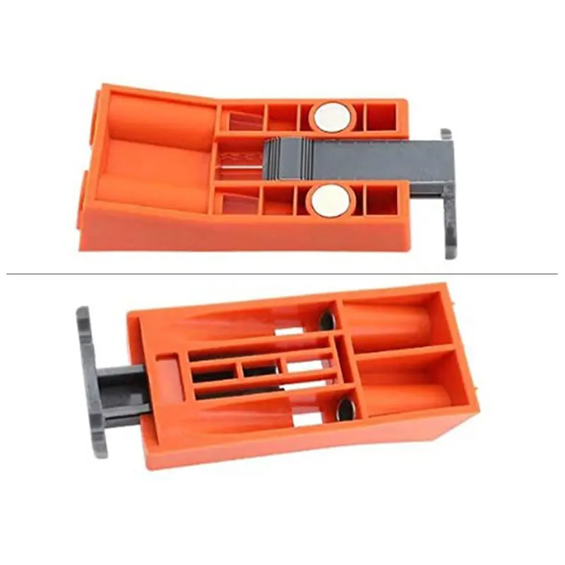 

Carpentry Pocket Hole Jig 9.5mm Wood Drill Guide Bevel Angle Hole Puncher with Positioning net for Diy Woodworking