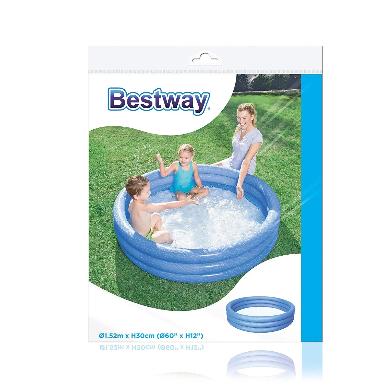 Детский бассейн 152х30см Bestway 51026 BW 282л, синий