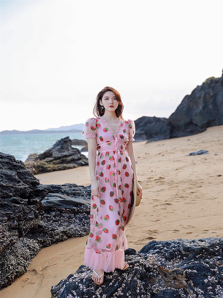 

woman dress undefined y2k sexy strawberry Dress women femme robe Kawaii Dresses Party dresses for women 2020 harajuku vintage