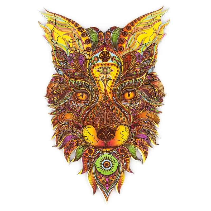 

Доска-пазл мультяшная утолщенная деревянная, украшение для детской комнаты, офисное украшение с маленькими уникальными деталями в форме жи...