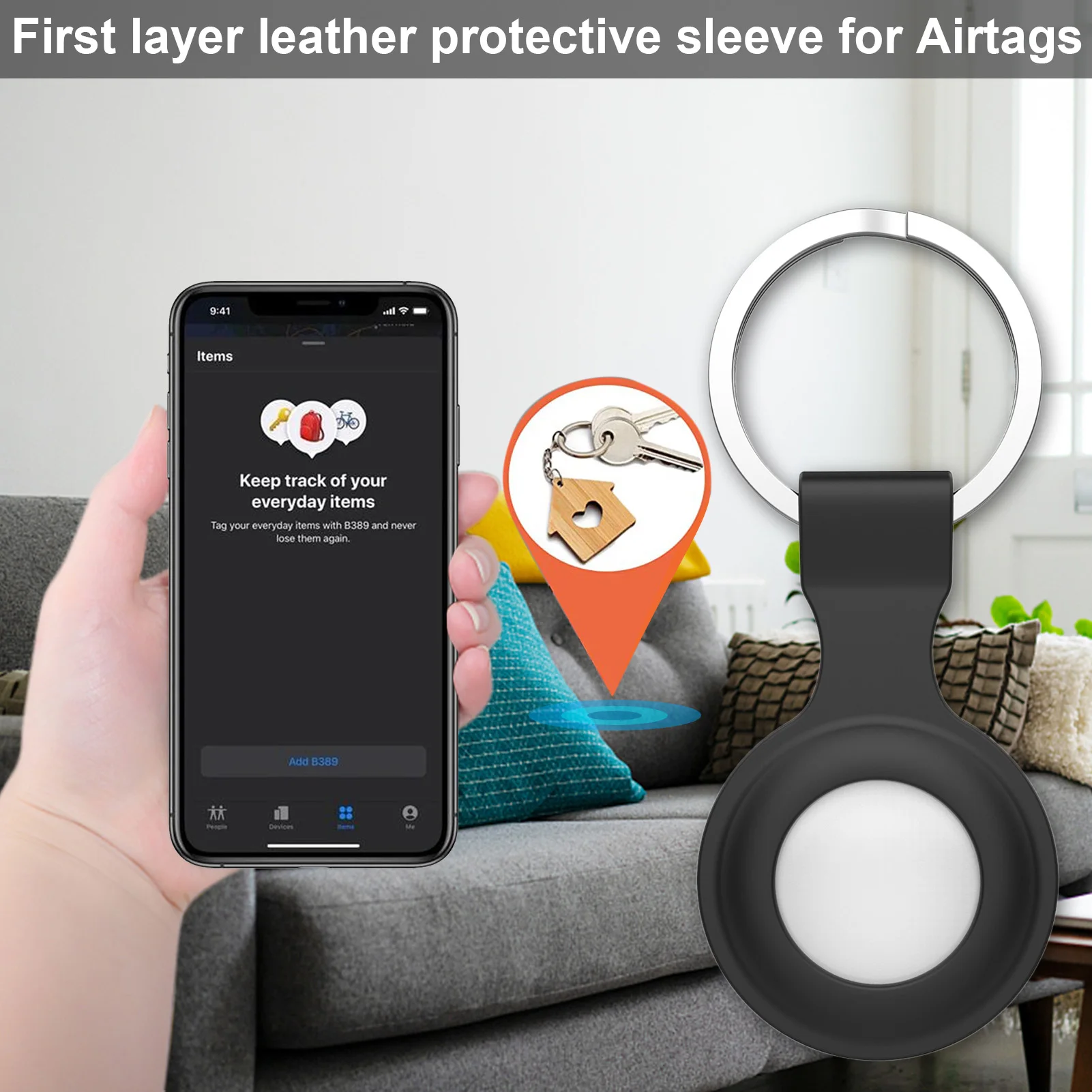 

For Airtags For Iphone Anti Scratch Silicone Case Protective Skin Cover Anti Lose Device Locator Set Accessories Drop Shipping