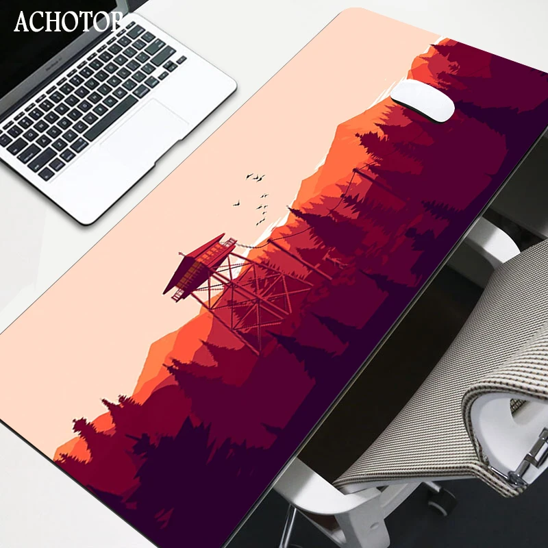 

Deep forest firewatch DIY Large XXL Anime Mouse Pad Office Mouse Mat Keyboard Desk Mat Carpet Mausepad Gamer Mice Accessories