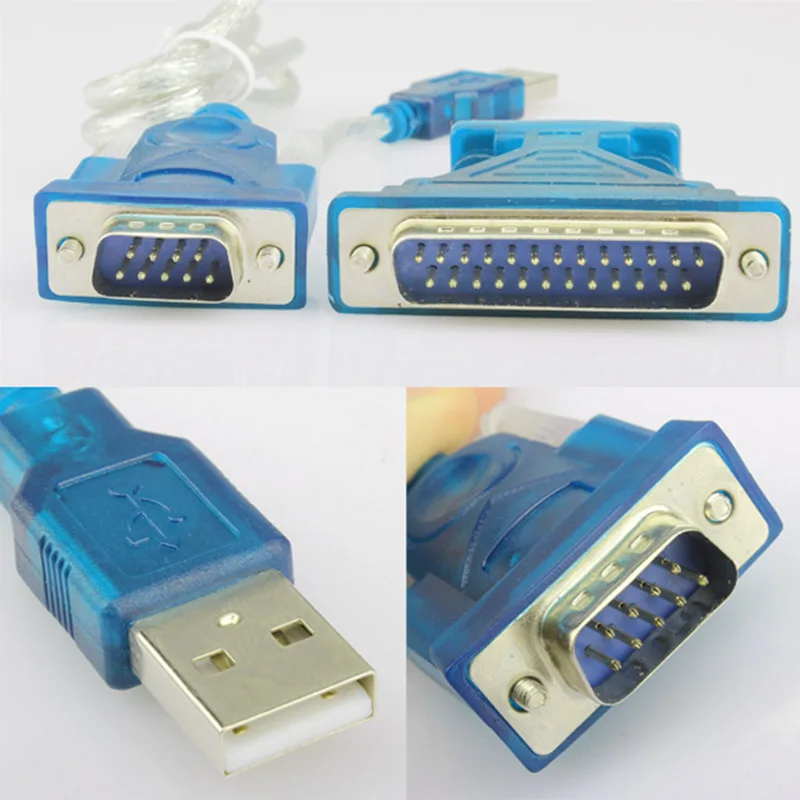 USB 2 0 в RS232 Com порт 9 Pin последовательный DB25 DB9 Кабель-адаптер конвертер для продажи |