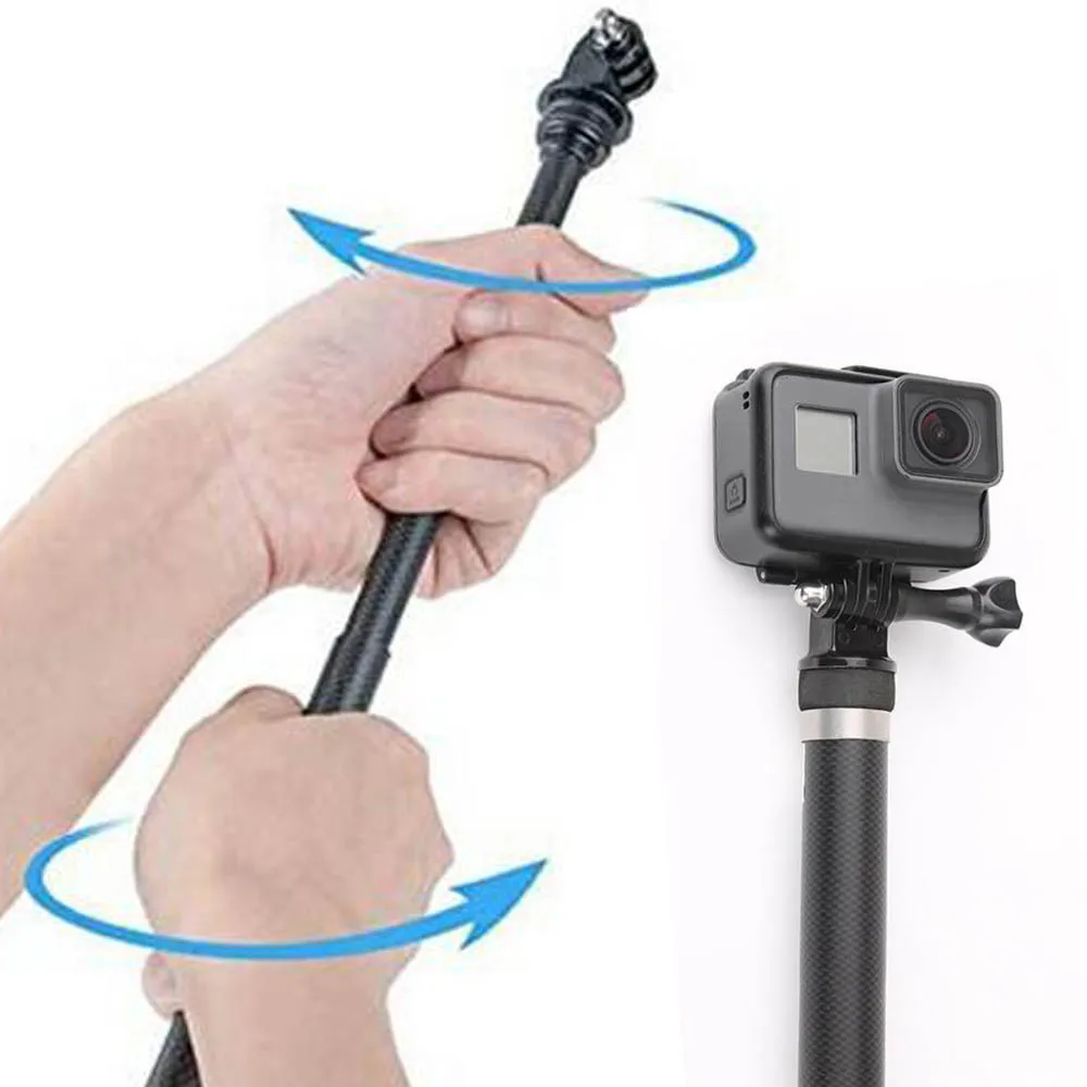 Монопод 3 м из алюминиевого сплава селфи Палка для Insta360 One X/DJI OSMO Action/Pocket/Gopro Hero 8 7 6 5