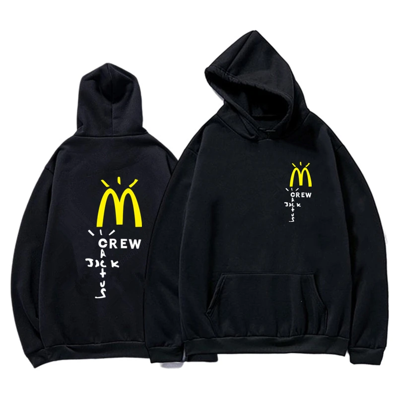 Новые толстовки с принтом Трэвиса Скотта в стиле хип хоп забавный мужской