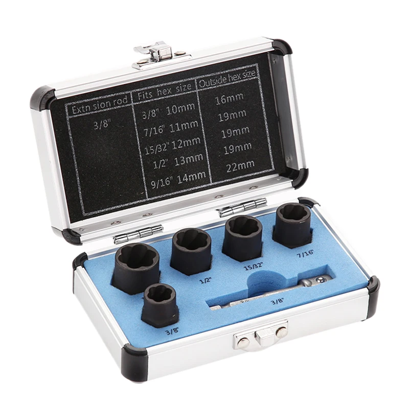 Шестигранный инструмент для удаления болтов сломанной гайки 6 шт.|Отвертка| |