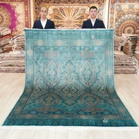 6x8 3 kashan persian carpets vantage exquisite durable floral turkish silk rug ywx163a