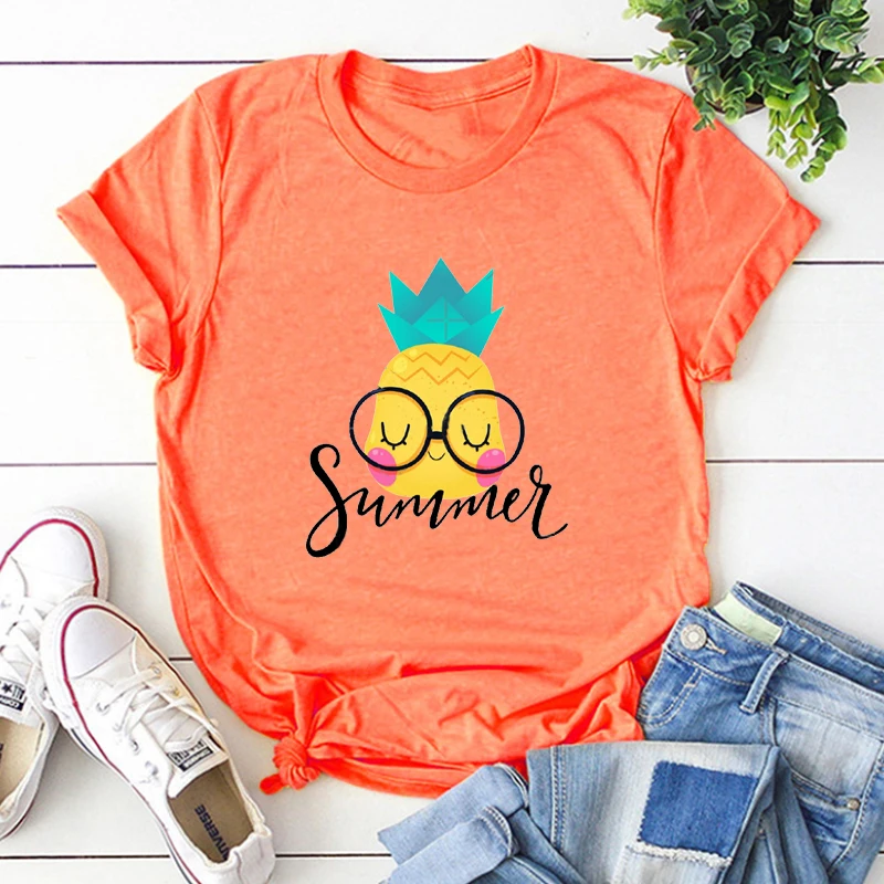 

Pineapple Time Graphic T Shirts Harajuku Summer Men Aesthetic Clothes Beach Vacation Hawaii Tshirt Vintage Graphic Tee