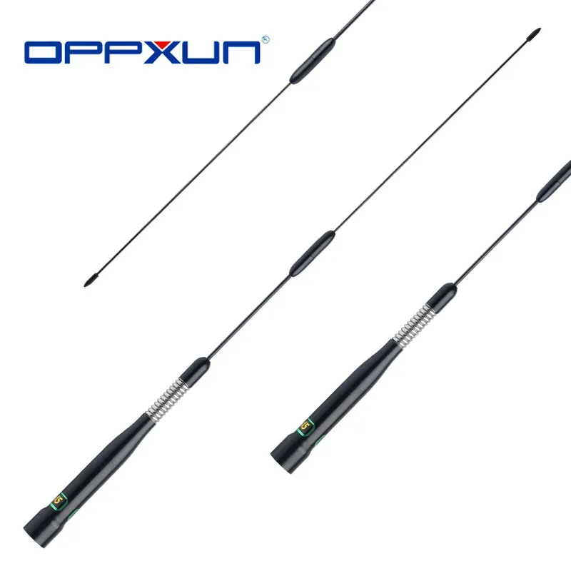 

OPPXUN Original Nagoya Mobile Radio Antenna SP-45 Dual Band 2.15/5dBi High Gain Aerial for FT-7800R TM-271 TM-471 TH-9800 VV-985