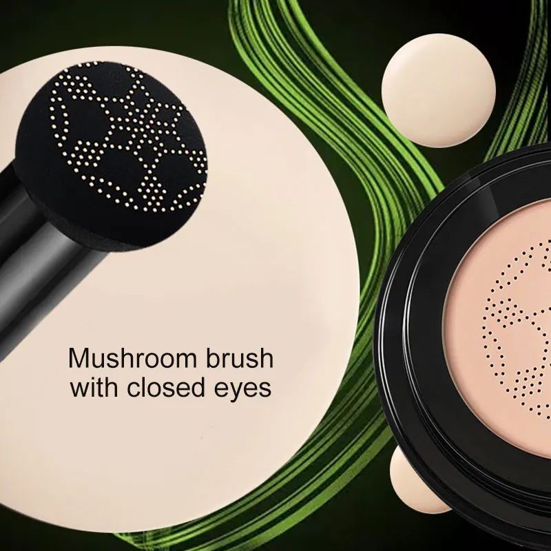 Грибная голова Подушка BB крем скрывающий контроль масла Осветление увлажняющий