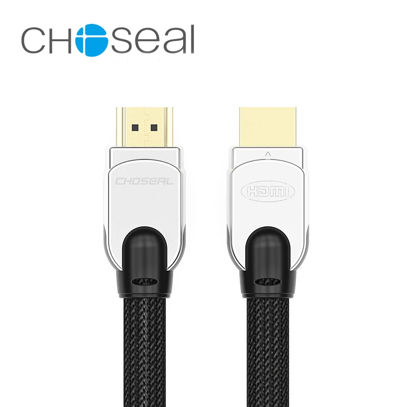 

Choseal Q603 4K 3D 1080P Braided Cord HDMI to HDMI Cable Diameter 11.11MM For Projector LCD TV PS3 Cable