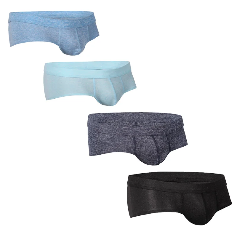 Трусы боксеры мужские 4 шт./лот пикантное нижнее белье трусы шорты с карманом