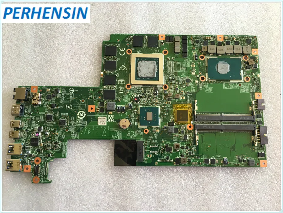 

Материнская плата для ноутбука MSI GS70 6QE-042US i7-6700HQ 2,6 ГГц CPU MS-17751 100% работает идеально