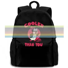 Chilly Willy Penguin Cartoon Character Cooler Than You Adult Heather women men backpack laptop travel school adult