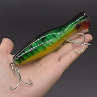 popper fishing lures bass wobbler bait artificial hard topwater fish lures saltwater fishing tackle 12 5cm 40g