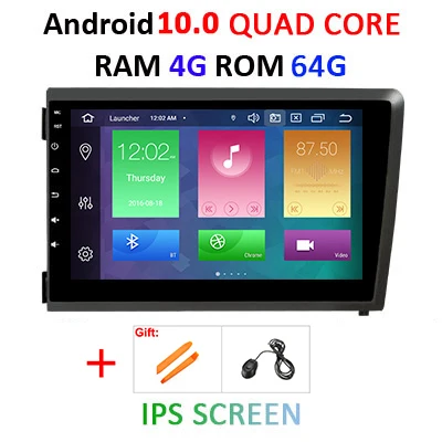 Ips DSP 8 ядерный 4 г 64 г 2 Din Android 10 автомобильный мультимедийный плеер DVD gps аудио для VOLVO S60 V70 XC70 Автомагнитола ПК стерео obd2 DVR - Цвет: 4G 64G IPS