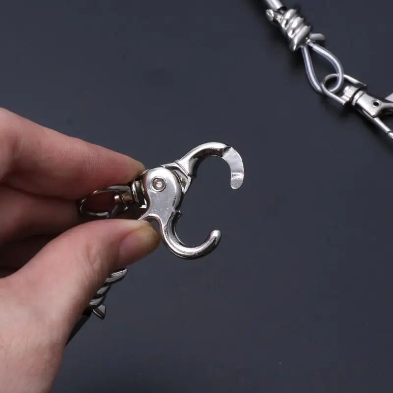 

Cool Punk Rock Wallet Belt Chain Metal Trousers Chain Jean Pants Hip Hop Jewelry 45BC