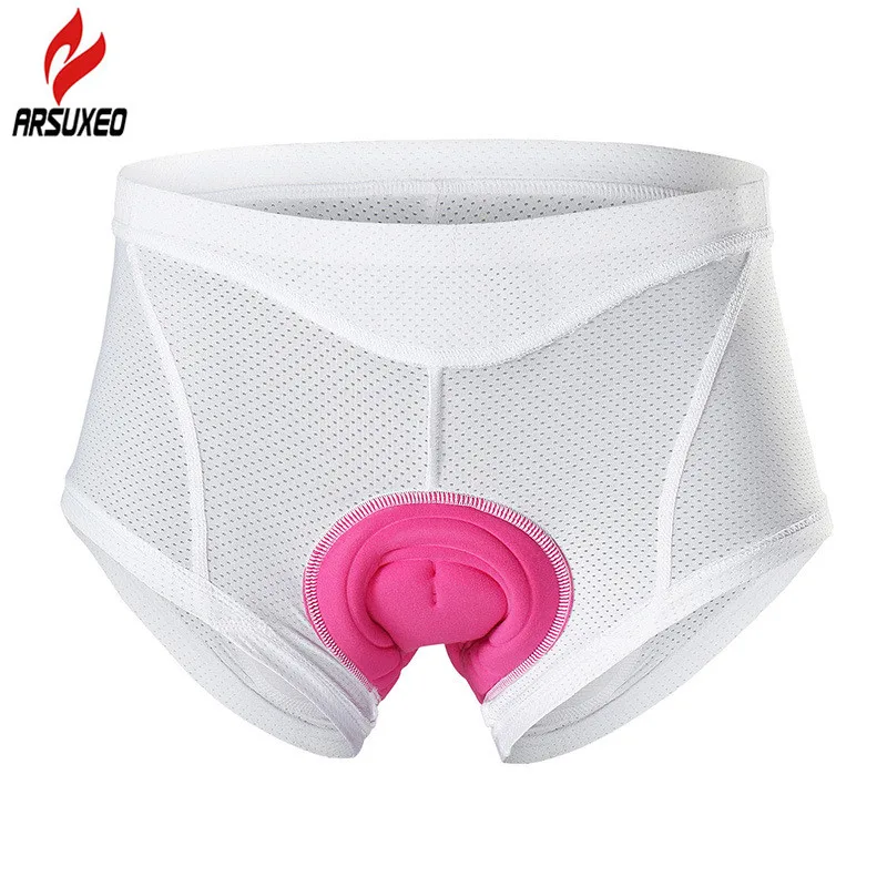 ARSUXEO женское нижнее белье для велоспорта с противоударной губкой дышащие мягкие