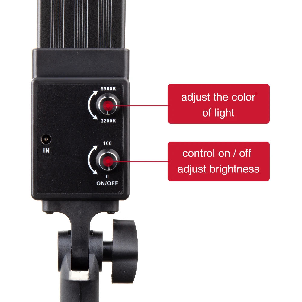 Набор для студийной фотосъемки светодиодный светильник с регулируемой яркостью