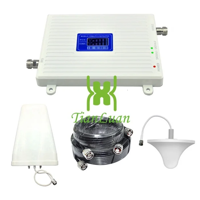 CDMA PCS 850 1900 2G 4G усилитель сигнала сотового телефона с антенной Organ Antenna 433 МГц, передатчик GSM и беспроводной фиксированный телефон.