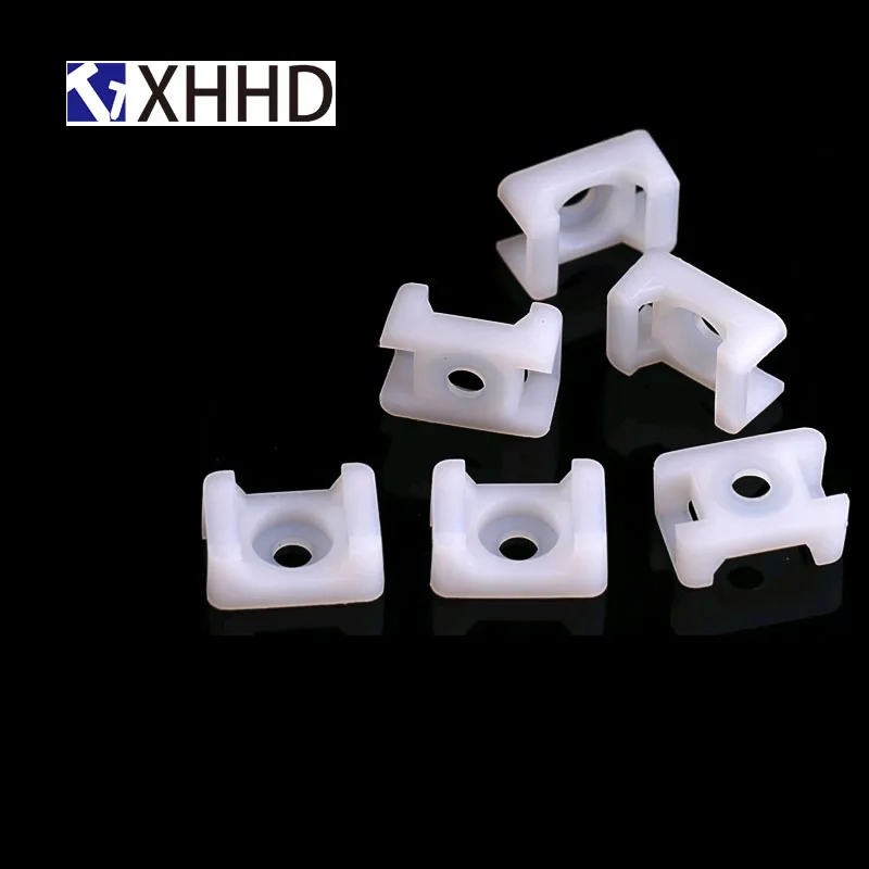 

Screw Bracket Mount Saddles Bases Cable Tie Bracket White