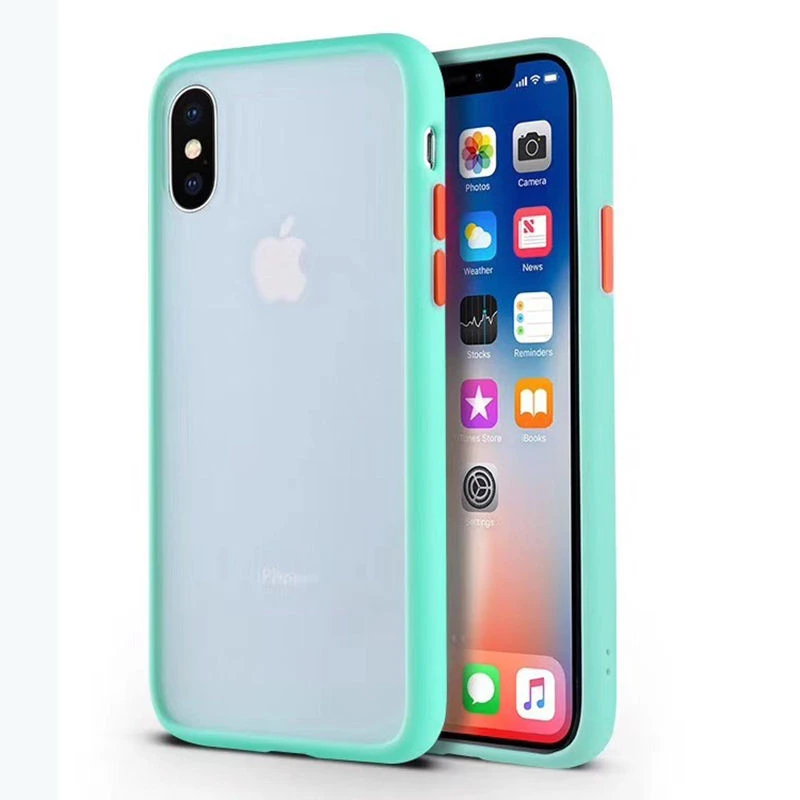 T7 Защитный противоударный чехол для телефона iphone XR XS Max X XS 7 8 11 6 6S Plus Прозрачный матовый жесткий чехол для телефона защитный чехол - Цвет: T7