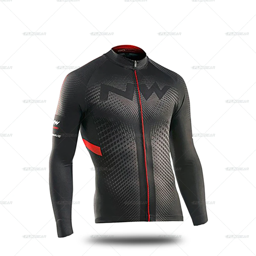 JERSEYS Комплект из Джерси с длинным рукавом для велоспорта, одежда для велоспорта, Зимняя Теплая Флисовая Куртка для триатлона Pro Team, Мужская одежда для верховой езды, MTB, верхняя одежда - Цвет: JERSEYS