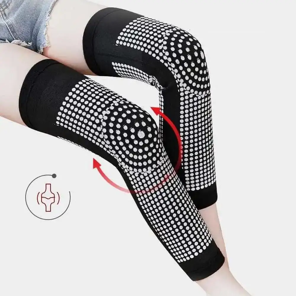 

1 Pair Dot Matrix Self Heating Knee Pads Brace Sports Kneepad Tourmaline Knee Support For Arthritis Joint Pain Relief Recovery