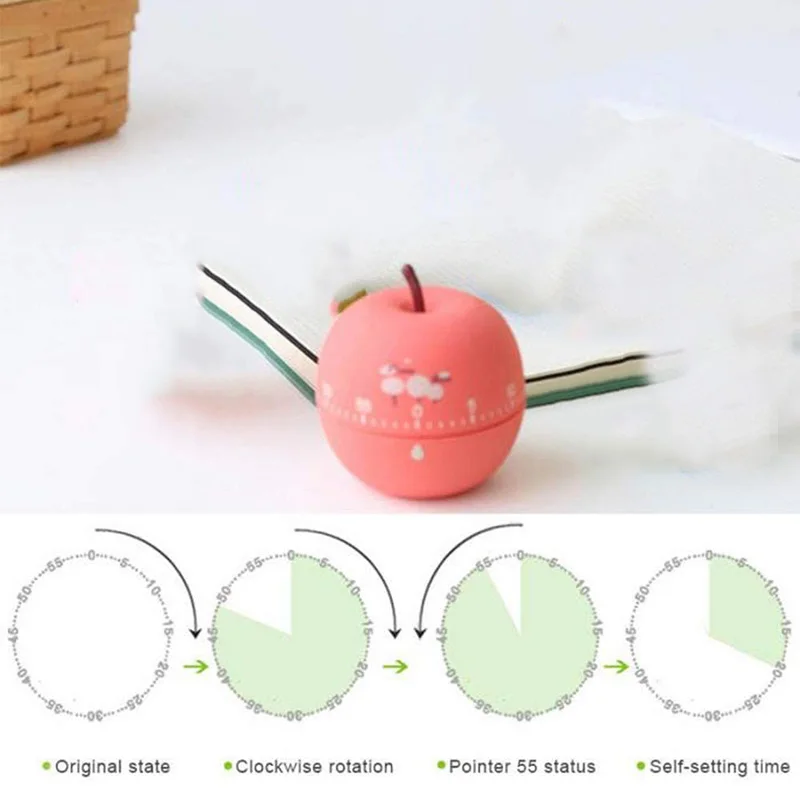

Kitchen Timer Kitchen Timer Manual Cooking Timer Mechanical Timer for Kitchen Alarm Home Desktop Decor