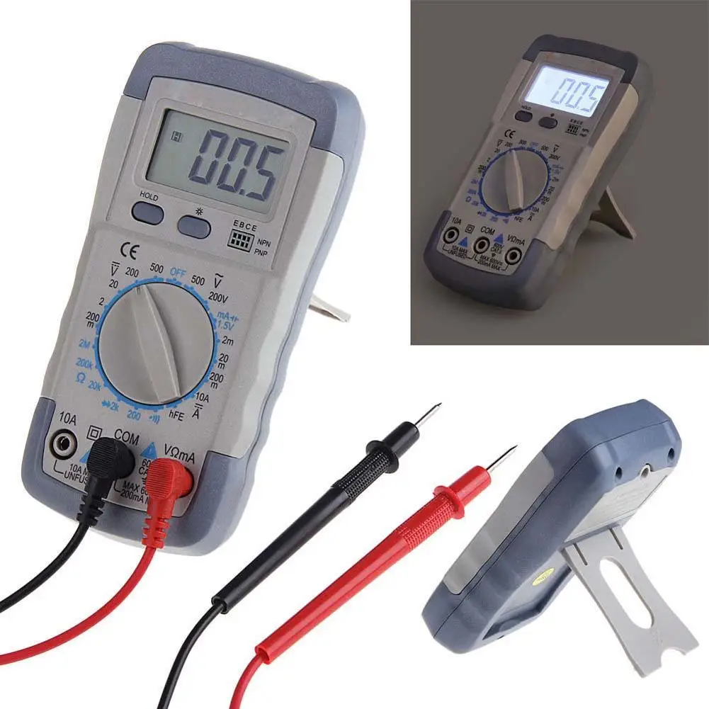 Digital Multimeter AC DC Voltmeter Ammeter Ohmmeter Volt Tester Meter A830L Ohm Current Multitester | Инструменты