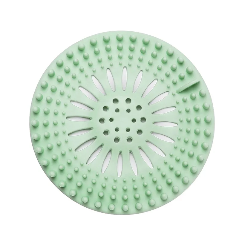 Light green Сточная труба коллектора фильтр фильтры для раковины Ванная комната слив, улавливатель волос Anti-blocking волос фиксаторы уход за кожей лица маска Ловец Кухня гаджеты аксессуары - Цвет: Light green