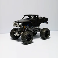 technology moc 1519 remote control electric four wheel bigfoot off road vehicle assembly parts package