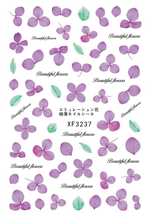 XF3237 Наклейки для ногтей с милой собакой, дизайн клубники, абстракция для девочек, наклейка с клеем на заднюю панель для маникюра, фруктов, наклейка для ногтей - Цвет: XF3237