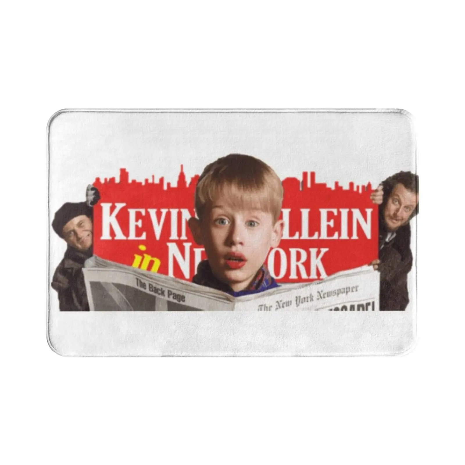 Kevin Mccallister коврик мягкий ковер домашний одинокий Нью-Йорк мама ударопрочное лицо