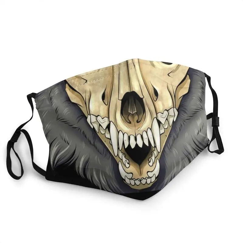 

Skeleton Grin Reusable Face Mask Men Women Horror Anti Haze Dustproof Protection Cover Respirator Mouth Muffle