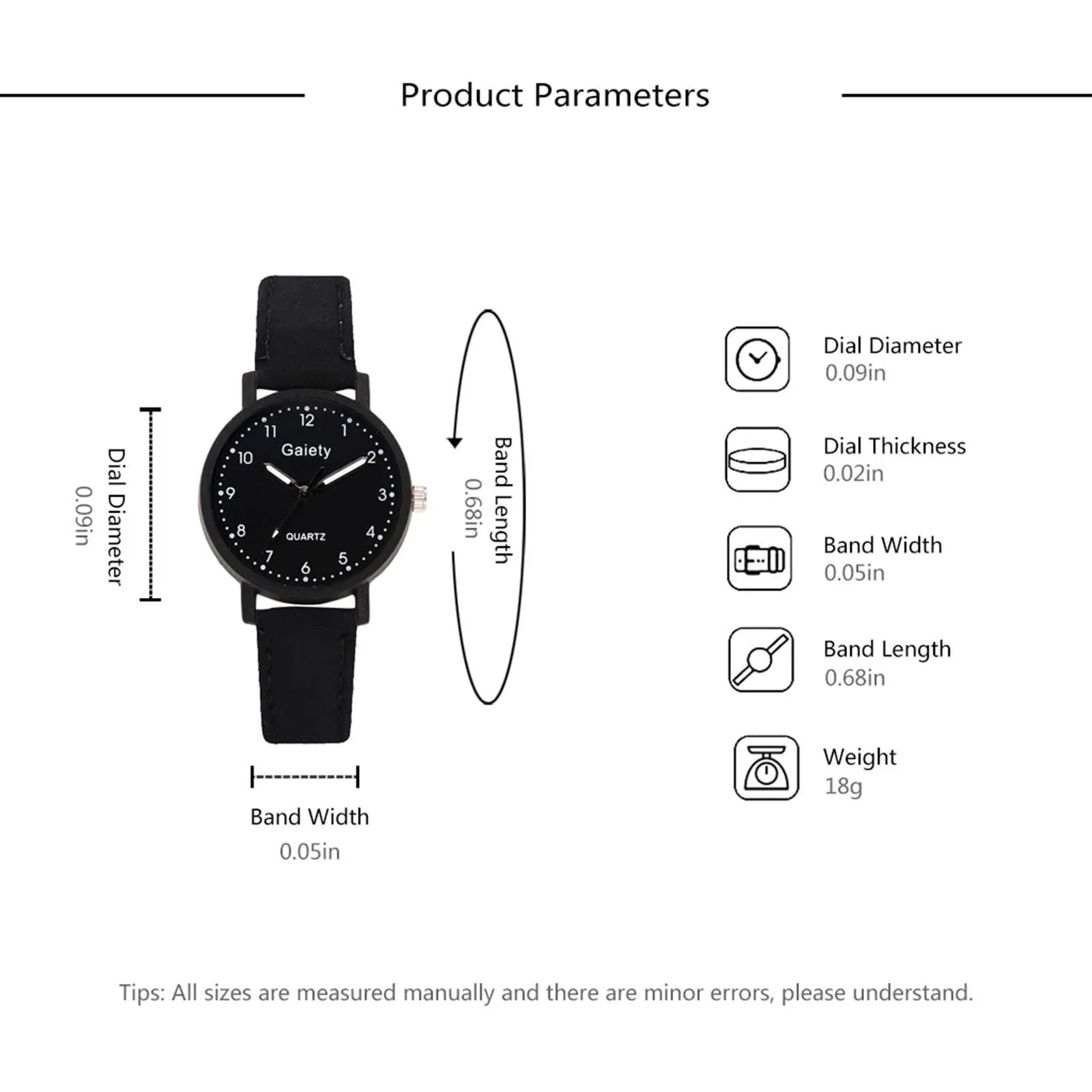 

Women's simple style fashion watch Leather Quartz Watch Bracelet Set Quartz Watch Female Belt Watch Women Watches