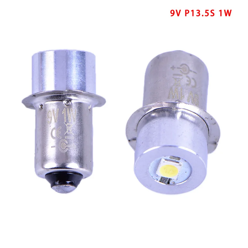 

1W 3-15V P13.5S LED Flashlight Light Bulb High Bright LED Emergency Work Light Lamp Flashlight Replacement Bulb Torches