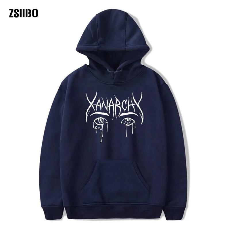Lil xan xanarchia толстовки для мужчин и свитшоты Осень Хип Хоп Мужчин s пуловер худи Харадзюку модная уличная женская одежда DIYWGWY06 - Цвет: STYLE4