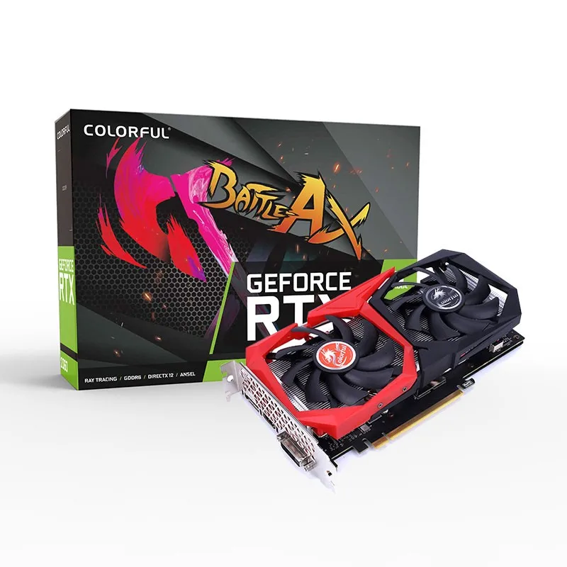 Цветная игровая видеокарта GeForce RTX 2060 NB 6 ГБ GDDR6 192 бит | Компьютеры и офис