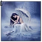 Крылья ангела алмазов картина индианара Настенный декор diy Алмазная вышивка мозаичный портрет для девочек с героями мультфильмов, вышивка крестиком дома подарок на Рождество,